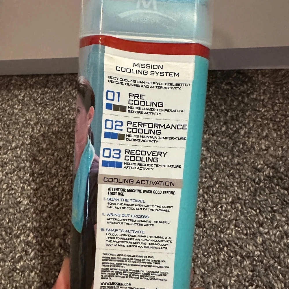 NWT Brand new, never used Mission Enduracool Cooling Towel